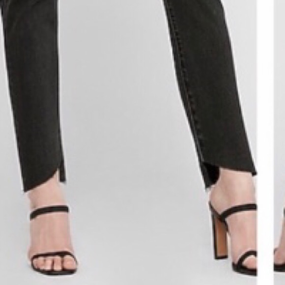 🔥Super High Waisted Raw Hem Slim Ankle Jeans - Picture 9 of 9